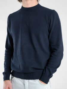 ONLY&SONS Maglioncino basico leggero girocollo REX 22024080 Dark Navy (1)
