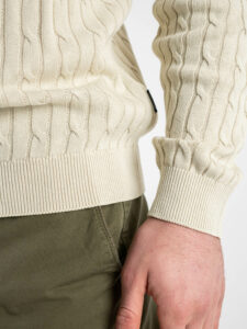 ONLY&SONS Maglione girocollo leggero intrecciato ROBERT 22024362 Silver Lining (2)