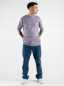 ONLY&SONS T-shirt basica over in cotone FRED 22022532 Purple Ash1