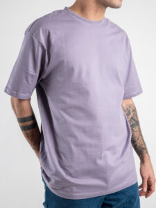 ONLY&SONS T-shirt basica over in cotone FRED 22022532 Purple Ash3