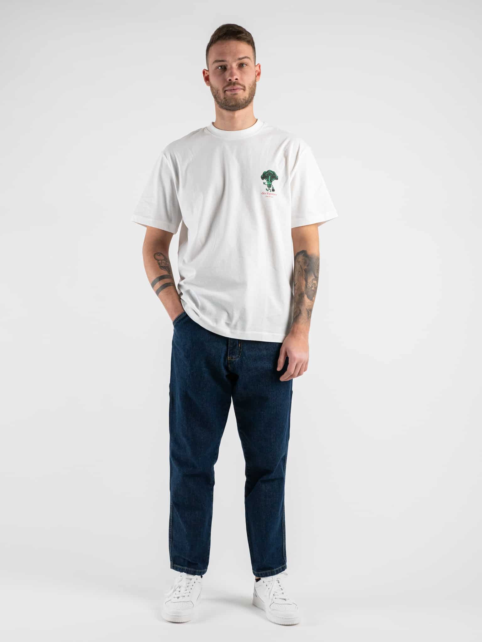 ONLY&SONS T-shirt con stampa broccolo verde fronte/retro