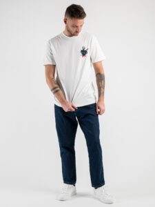 ONLY&SONS T-shirt in cotone con stampa cuore HARDY 22024834 Cloud Dancer1