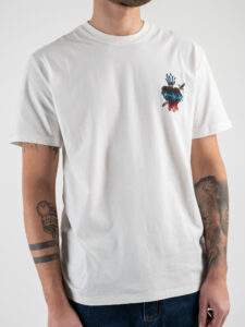 ONLY&SONS T-shirt in cotone con stampa cuore HARDY 22024834 Cloud Dancer4