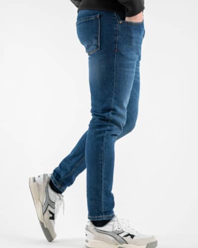 OVER D Jeans cinque tasche skinny elasticizzato D08 Blu 1 OVER-D OVER-D Jeans cinque tasche skinny elasticizzato D08 Blu