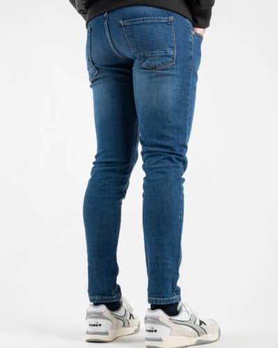 OVER D Jeans cinque tasche skinny elasticizzato D08 Blu 4 OVER-D OVER-D Jeans cinque tasche skinny elasticizzato D08 Blu