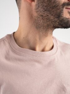 OVER-D T-shirt morbida tinta unita in cotone OM115TS:T02 Rosa3