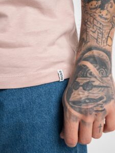 OVER-D T-shirt morbida tinta unita in cotone OM115TS:T02 Rosa4