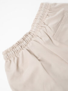 Pantalaccio morbido in poliviscosa con coulisse 22PU03 Beige1