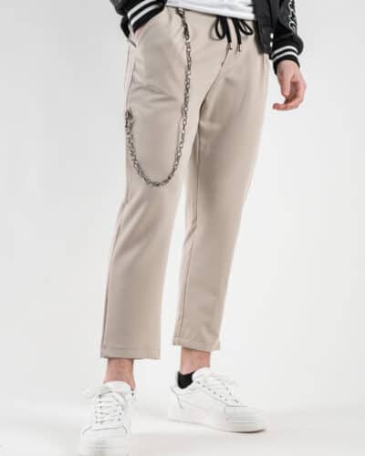 Pantalaccio morbido in poliviscosa con coulisse 22PU03 Beige3 Home