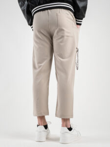 Pantalaccio morbido in poliviscosa con coulisse 22PU03 Beige5