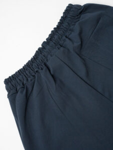 Pantalaccio morbido in poliviscosa con coulisse 22PU03 Blu1