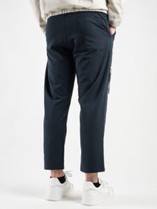 Pantalaccio morbido in poliviscosa con coulisse 22PU03 Blu5
