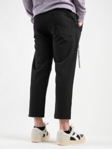 Pantalaccio morbido in poliviscosa con coulisse 22PU03 Nero6