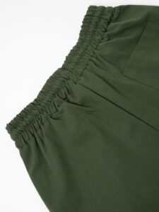Pantalaccio morbido in poliviscosa con coulisse 22PU03 Verde2