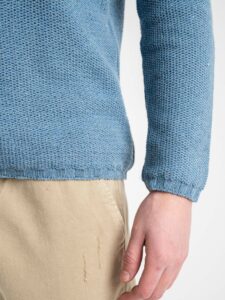 V2 Maglione leggero 3d Tweed con taschino PATCHWORK Jeans2