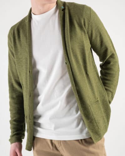 BERNA Giacca in maglia leggera 200003 Kiwi1 Saldi