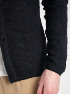 BERNA Giacca in maglia leggera 200003 Nera3