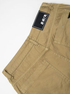 BERNA Pantalone basico in cotone leggero 210194 Kaki221