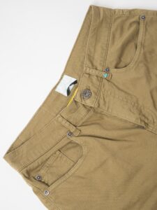 BERNA Pantalone basico in cotone leggero 210194 Kaki222