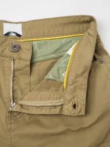 BERNA Pantalone basico in cotone leggero 210194 Kaki223