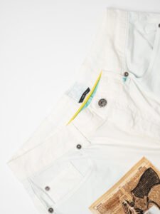 BERNA Pantalone con patch giornale 210195 Latte4