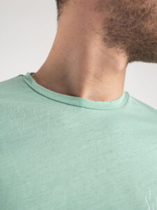 BL11 T-shirt in cotone con stampa sushi MARINI Menta3