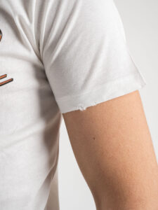 BL11 T-shirt in cotone con stampa sushi MARINI Off White2