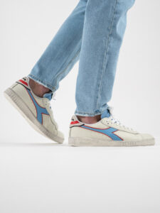 DIADORA Game L Low Waxed White:Dusk Blue