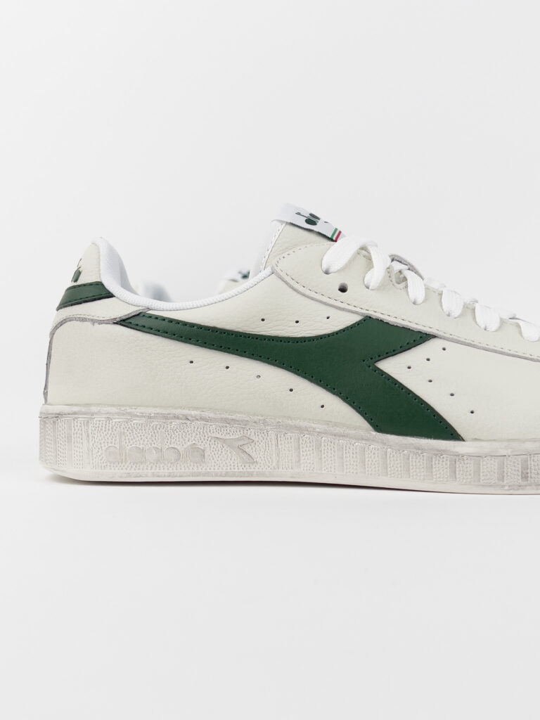 DIADORA Game L Low Waxed WhiteFogliame1 DIADORA DIADORA Game L Low Waxed White/Fogliame