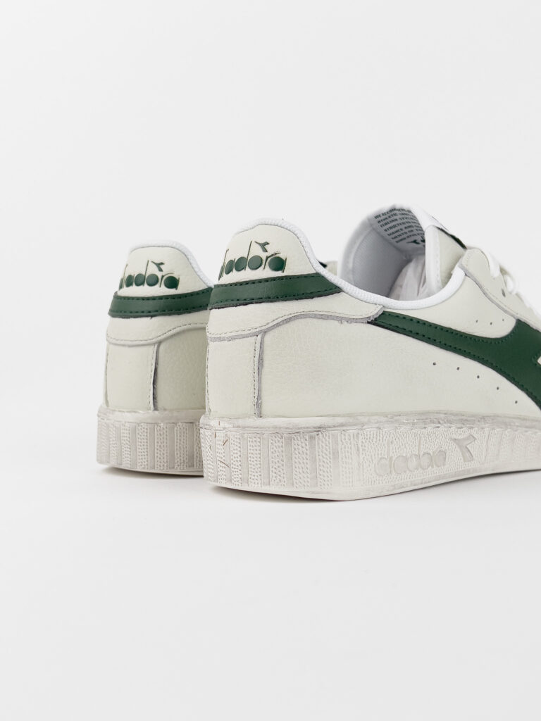 DIADORA Game L Low Waxed WhiteFogliame2 DIADORA DIADORA Game L Low Waxed White/Fogliame