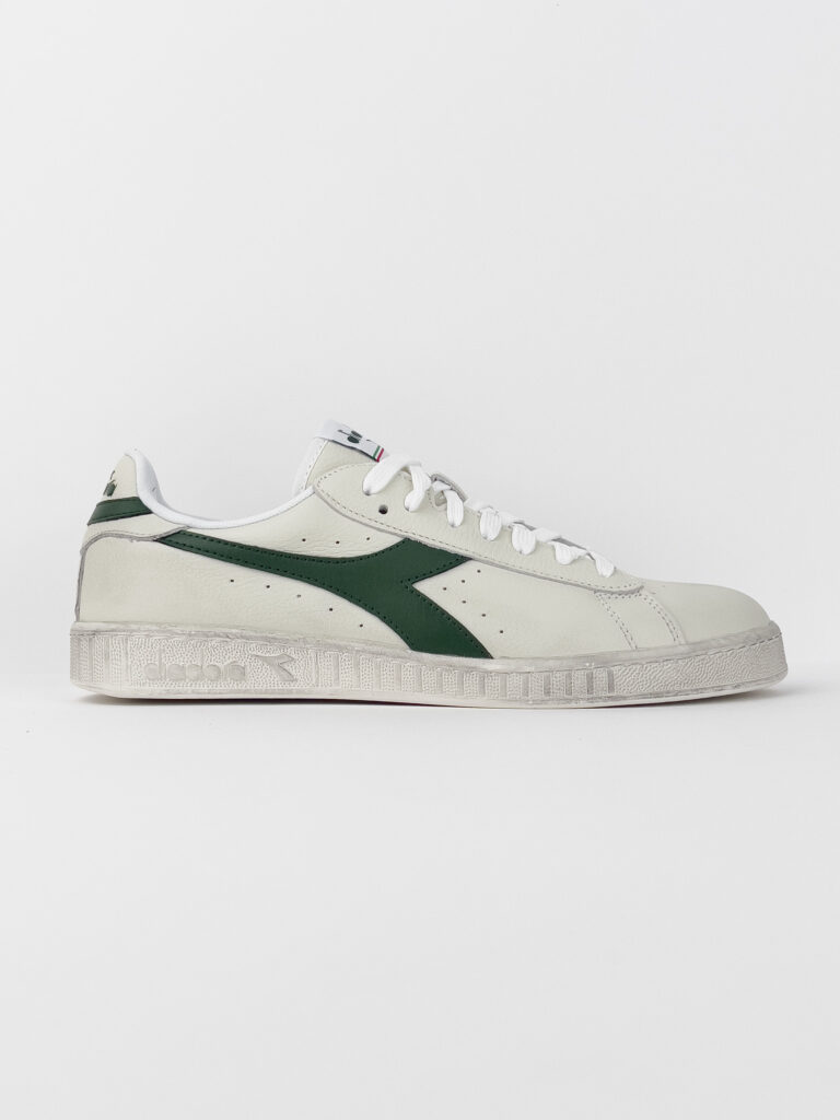 DIADORA Game L Low Waxed WhiteFogliame5 DIADORA DIADORA Game L Low Waxed White/Fogliame