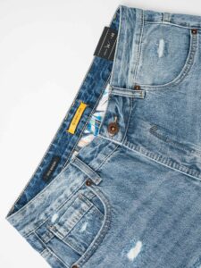 GIANNI LUPO Jeans slavato con rotture GL6078Q Azzurro3
