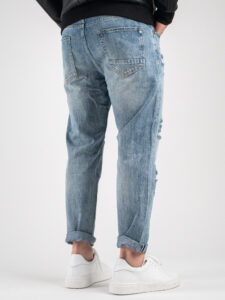 GIANNI LUPO Jeans slavato con rotture GL6078Q Azzurro7