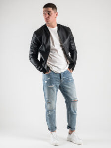 GIANNI LUPO Jeans slavato con rotture GL6078Q Azzurro8