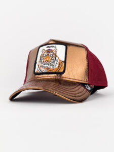 GOORIN BROS Cappellino Limited Edition RED METALLIC TIGER1