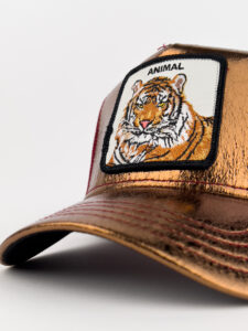 GOORIN BROS Cappellino Limited Edition RED METALLIC TIGER3