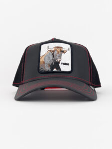 GOORIN BROS Cappellino Limited Edition nero con dettagli rossi BLACK TORO4