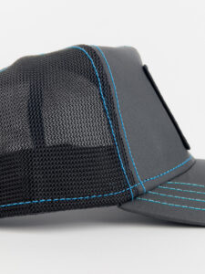 GOORIN BROS Cappellino Limited Edition nero con profili azzurri BLACK STALLION3