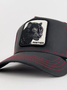 GOORIN BROS Cappellino Limited Edition nero con profili rossi BLACK PHANTER2