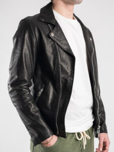 IMPERIAL Chiodo in vera pelle con zip V3025294 Nero1
