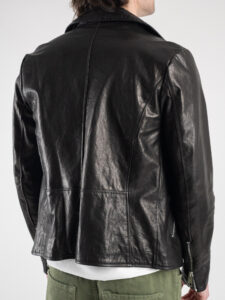 IMPERIAL Chiodo in vera pelle con zip V3025294 Nero2