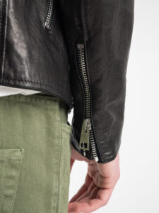 IMPERIAL Chiodo in vera pelle con zip V3025294 Nero3