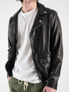 IMPERIAL Chiodo in vera pelle con zip V3025294 Nero6