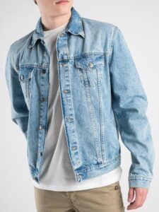 IMPERIAL Giubbino basico in jeans lavaggio chiaro tg.unica V7414IM02G Denim3