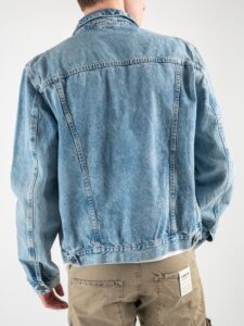 IMPERIAL Giubbino basico in jeans lavaggio chiaro tg.unica V7414IM02G Denim4