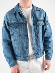 IMPERIAL Giubbino in jeans con spalla scesa tg.unica V7414IM01G2