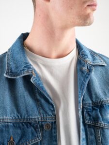 IMPERIAL Giubbino in jeans con spalla scesa tg.unica V7414IM01G5