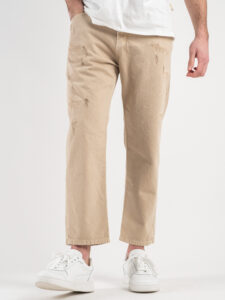 IMPERIAL Jeans con rotture chiuse P640315107 Sabbia1