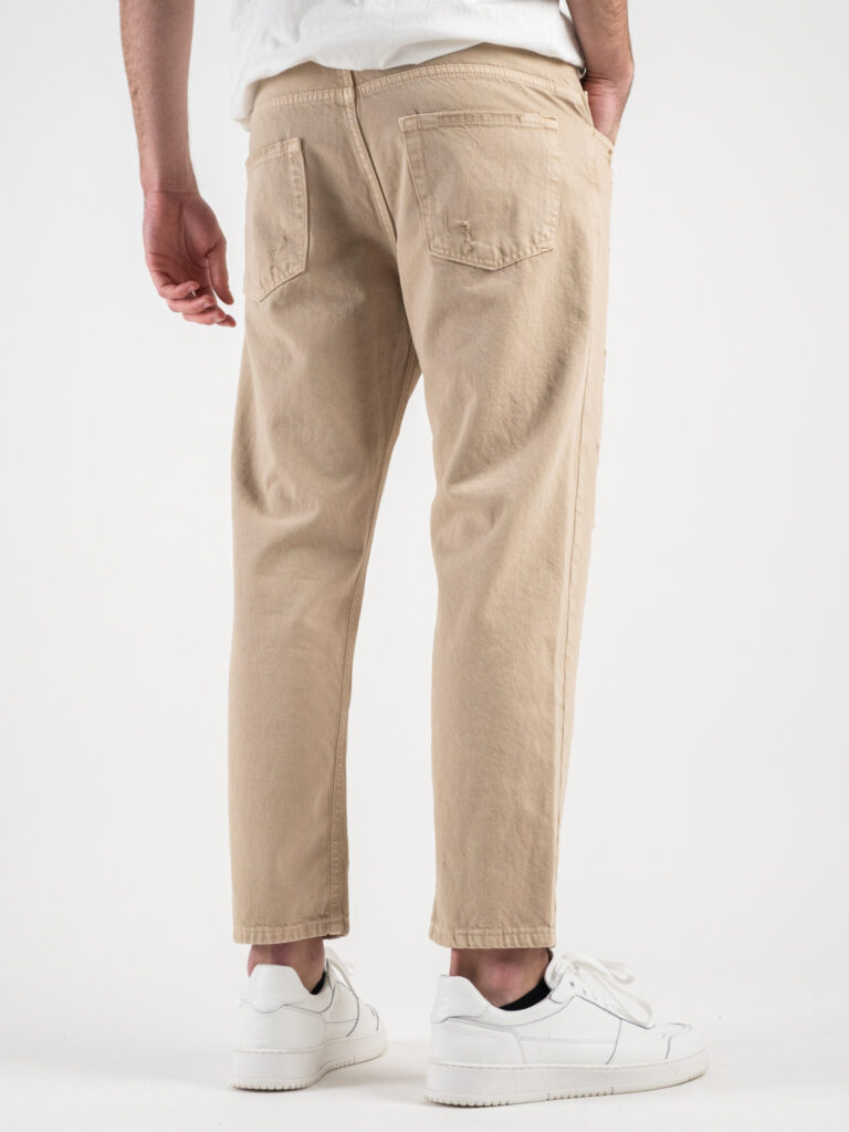 IMPERIAL Jeans con rotture chiuse P640315107 Sabbia - immagine 8