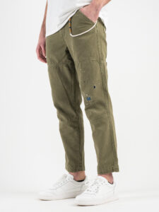 IMPERIAL Jeans con schizzi di vernice e rotture P54073B10B Army1